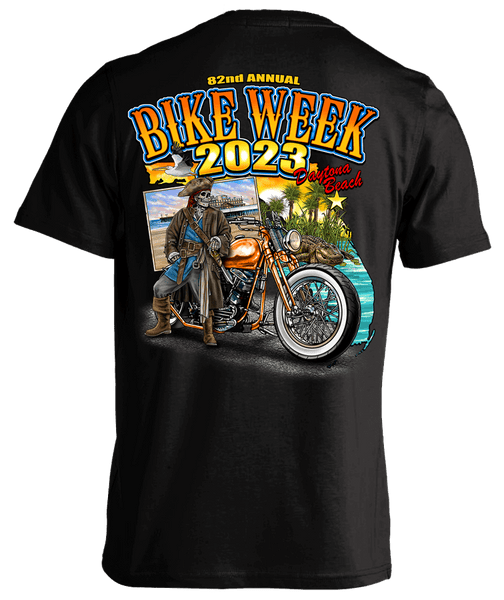 2023 Daytona Bike Week Pirate Rider 82nd Anniversary SkullSociety