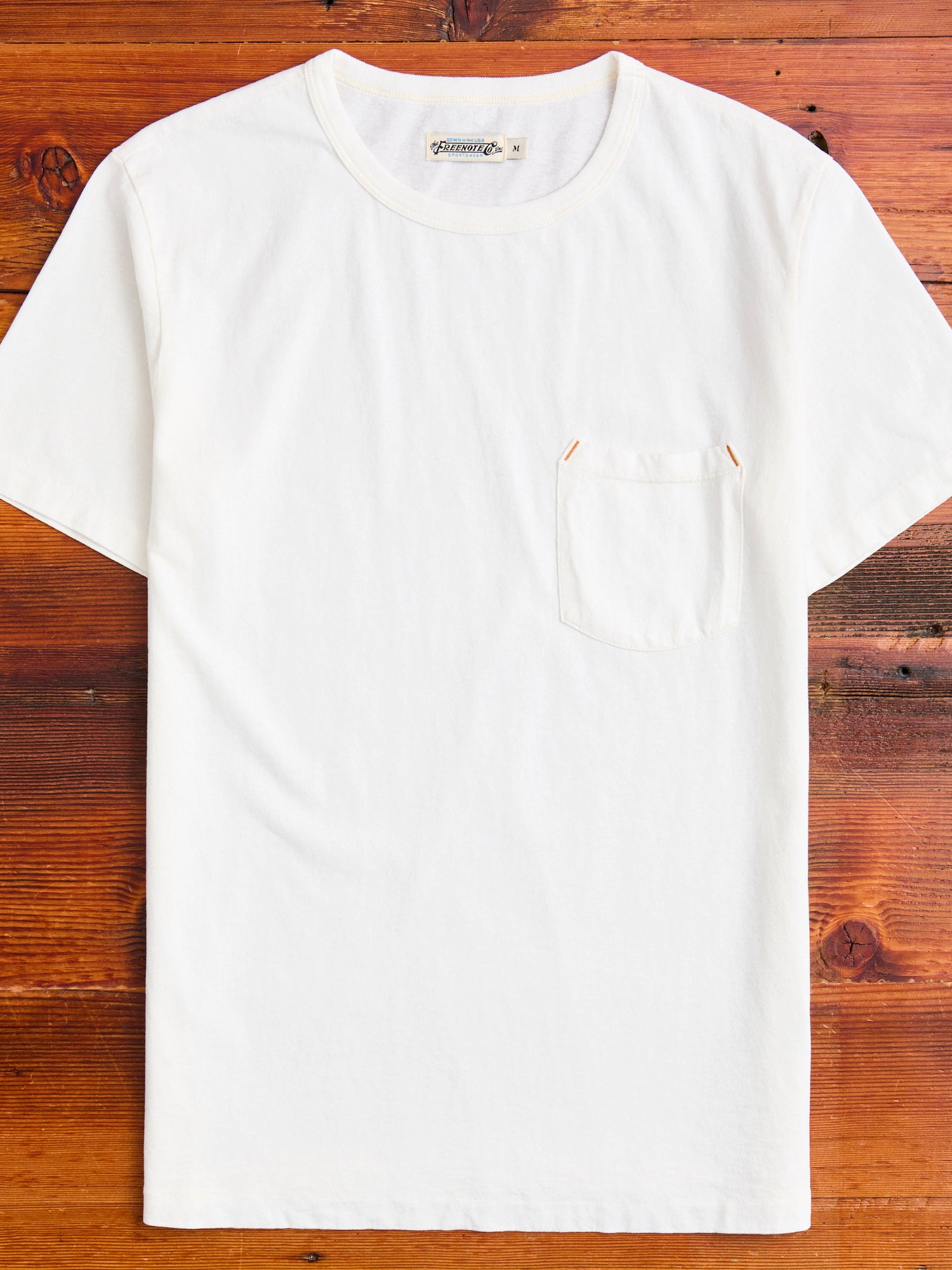 9oz Pocket T-Shirt in White