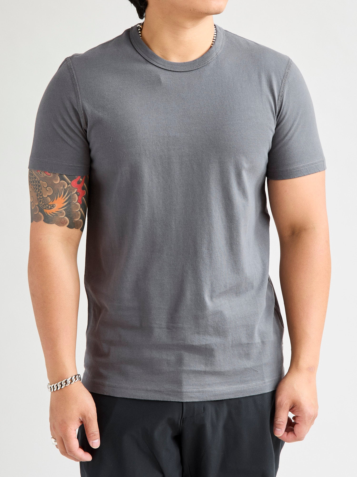 Ringspun Jersey T-Shirt in Carbon