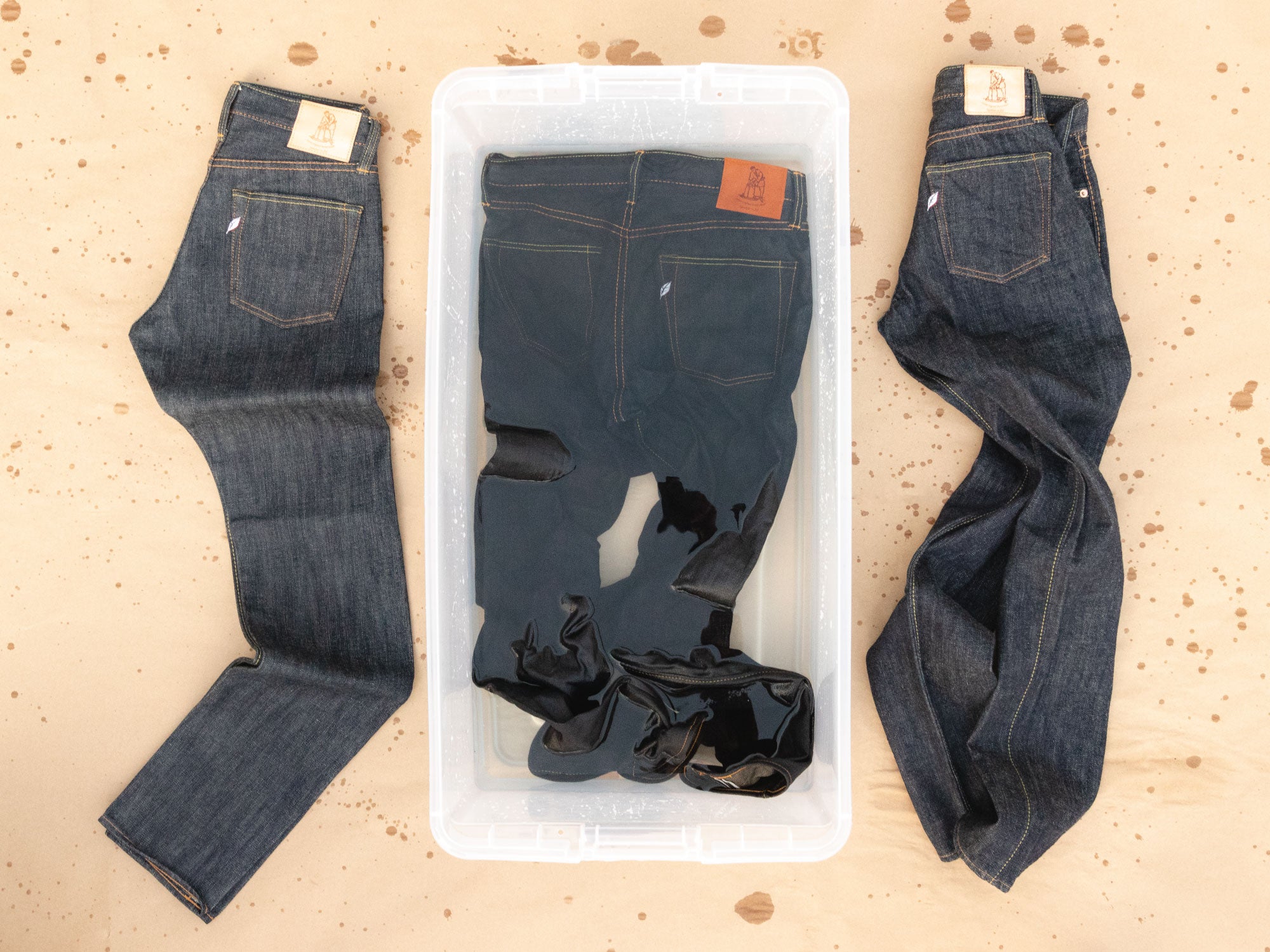 unsanforized selvedge denim