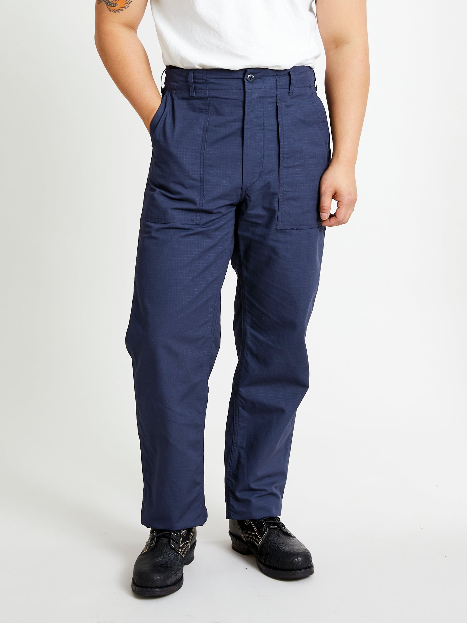 Fatigue Pants in Dark Navy Ripstop