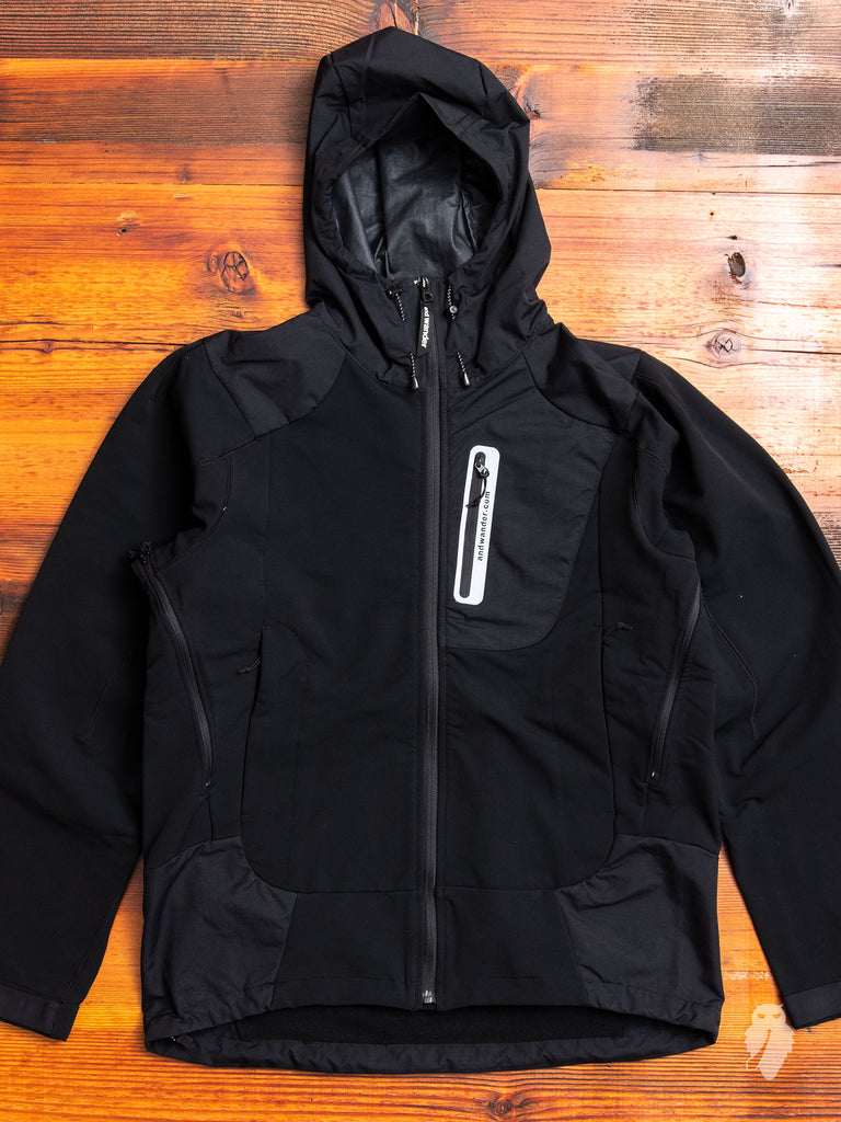 Stretch Shell Jacket in Black