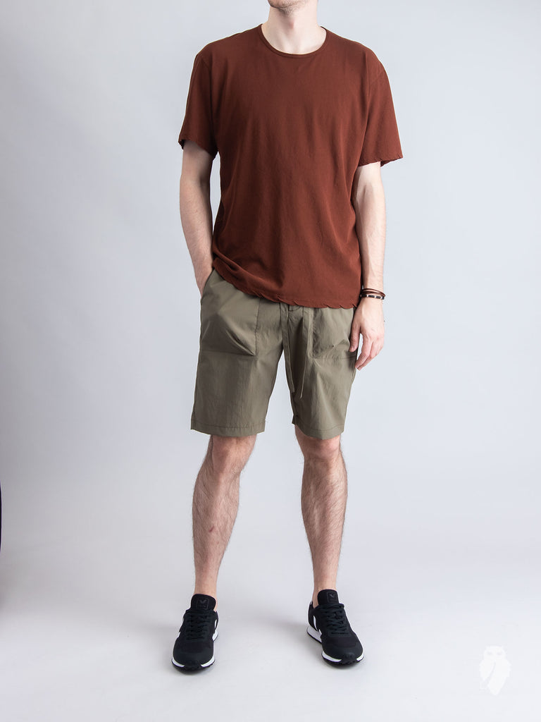 Relaxed Shorts in Olive – Blue Owl Workshop