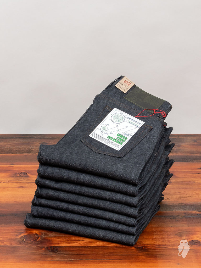 green core denim