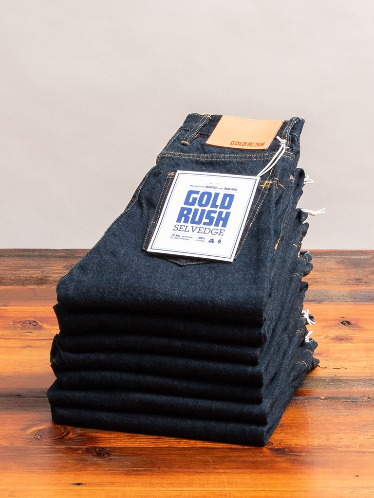 3sixteen X Blue Owl Gold Rush 12 5oz Selvedge Denim Narrow Tapered Blue Owl Workshop