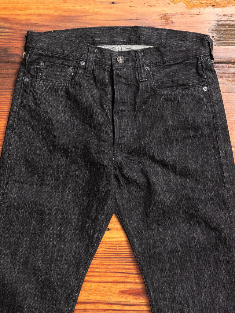 1108BK 14oz Black Selvedge Denim - Slim Straight Fit – Blue Owl Workshop