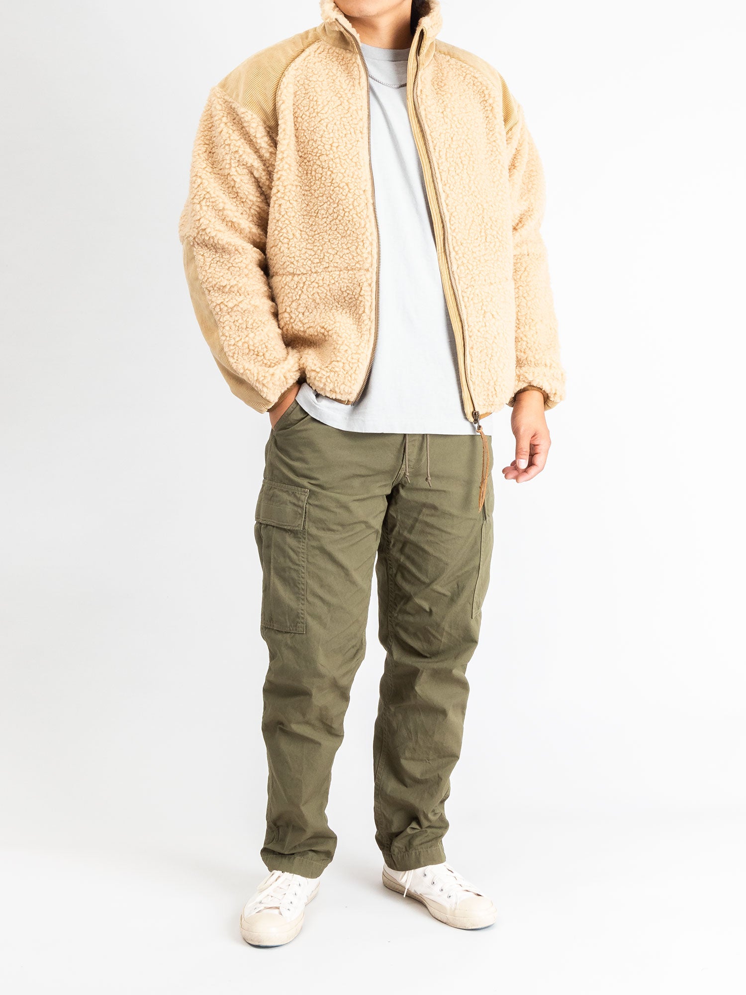 Boa Jacket in Sand Beige