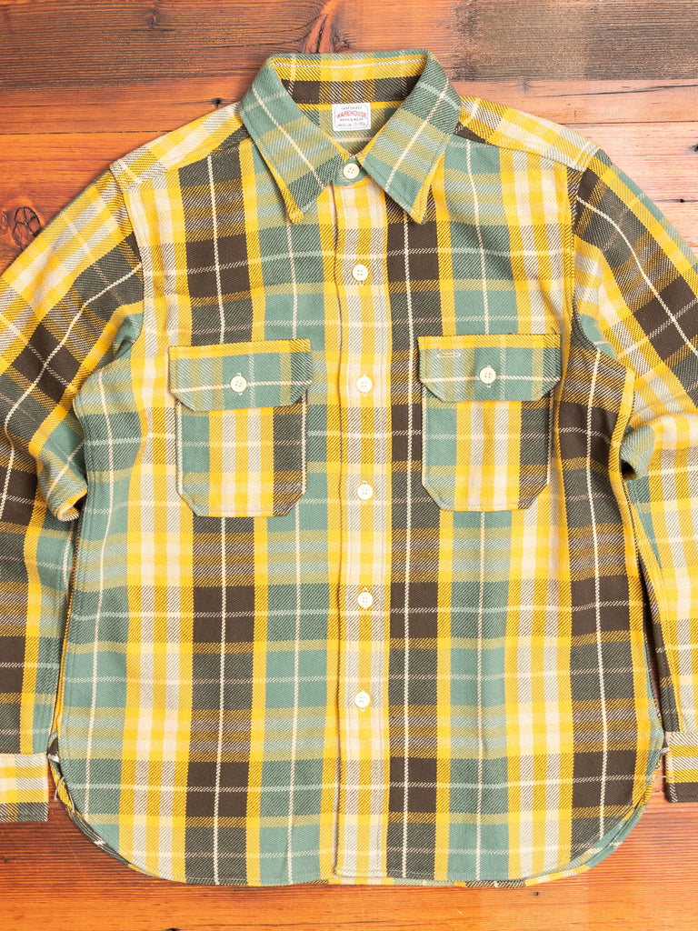 hyakki Flannel Checksh green-