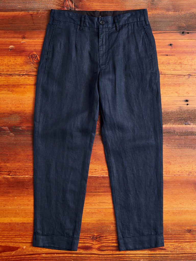 Andover Pants in Navy Linen Twill – Blue Owl Workshop