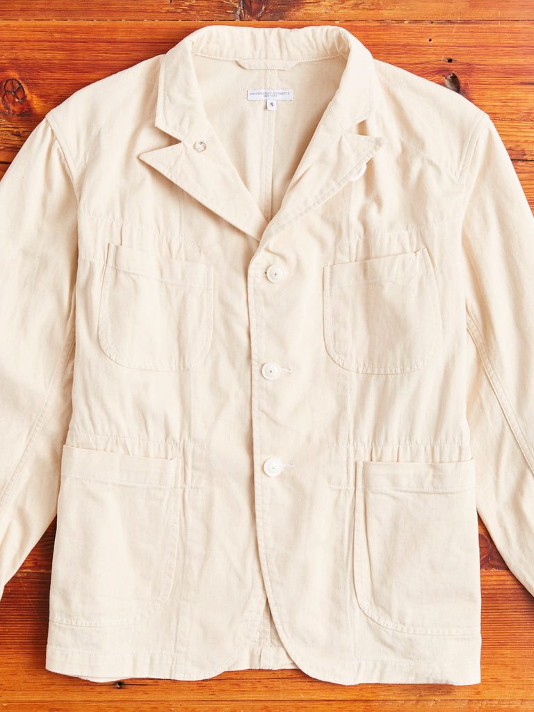 Bedford Jacket in Natural Flat Twill – Blue Owl Workshop