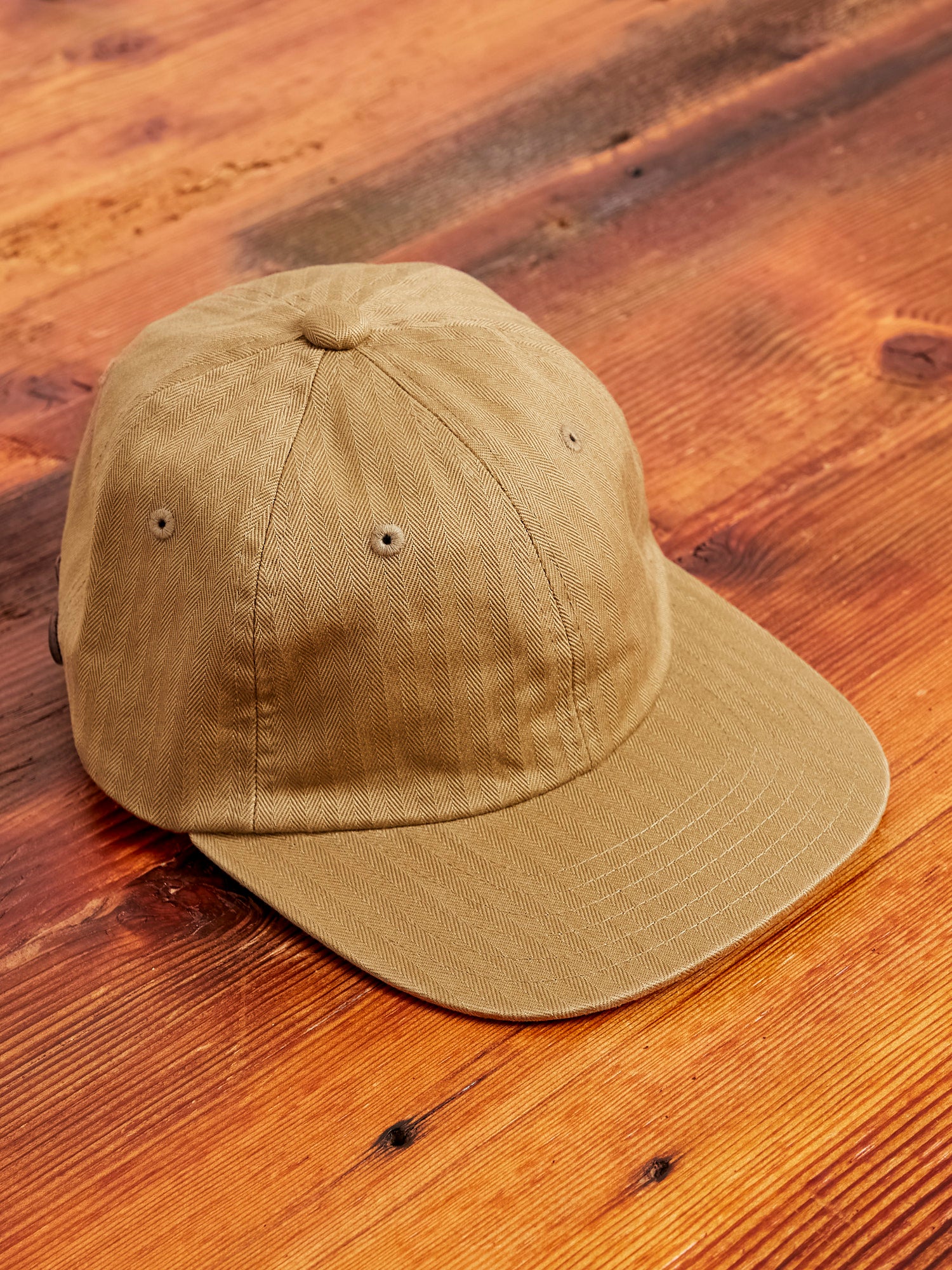 6-Panel HBT Cap in Khaki