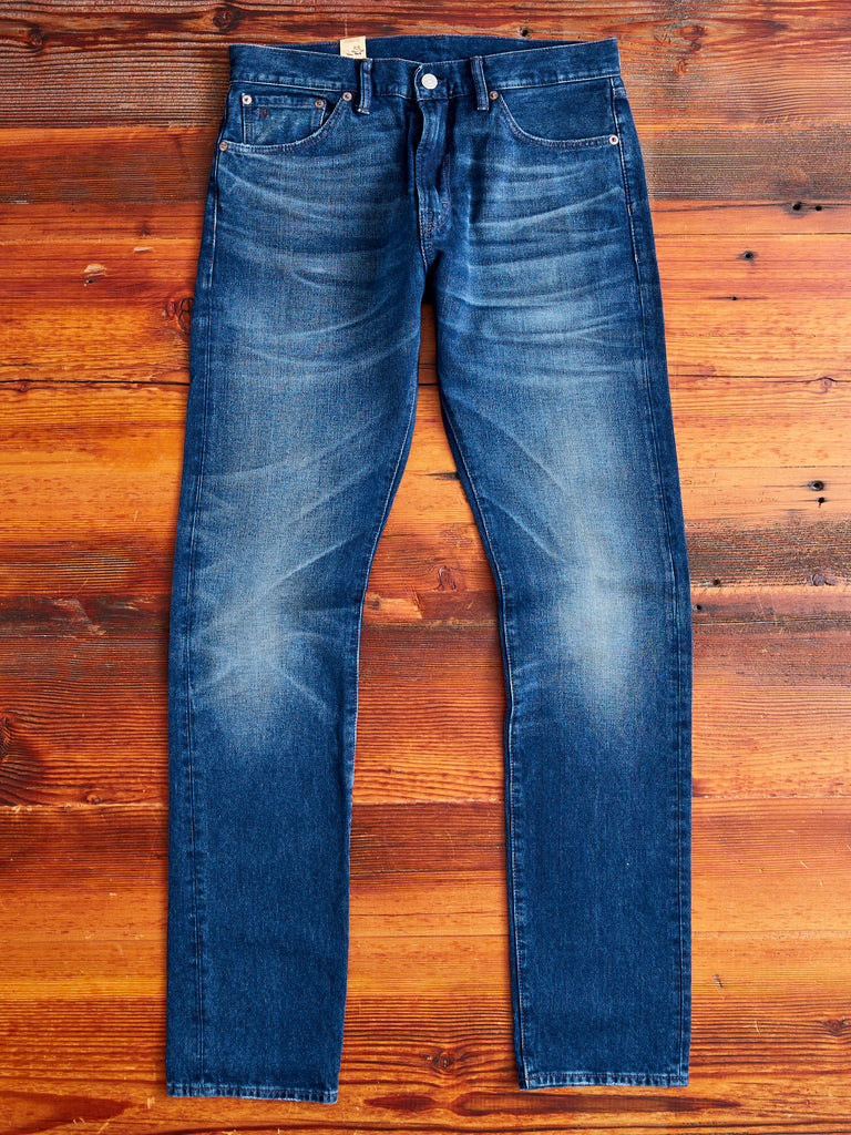 Indigo Bedford Cord Pants - High Slim Fit – Blue Owl Workshop