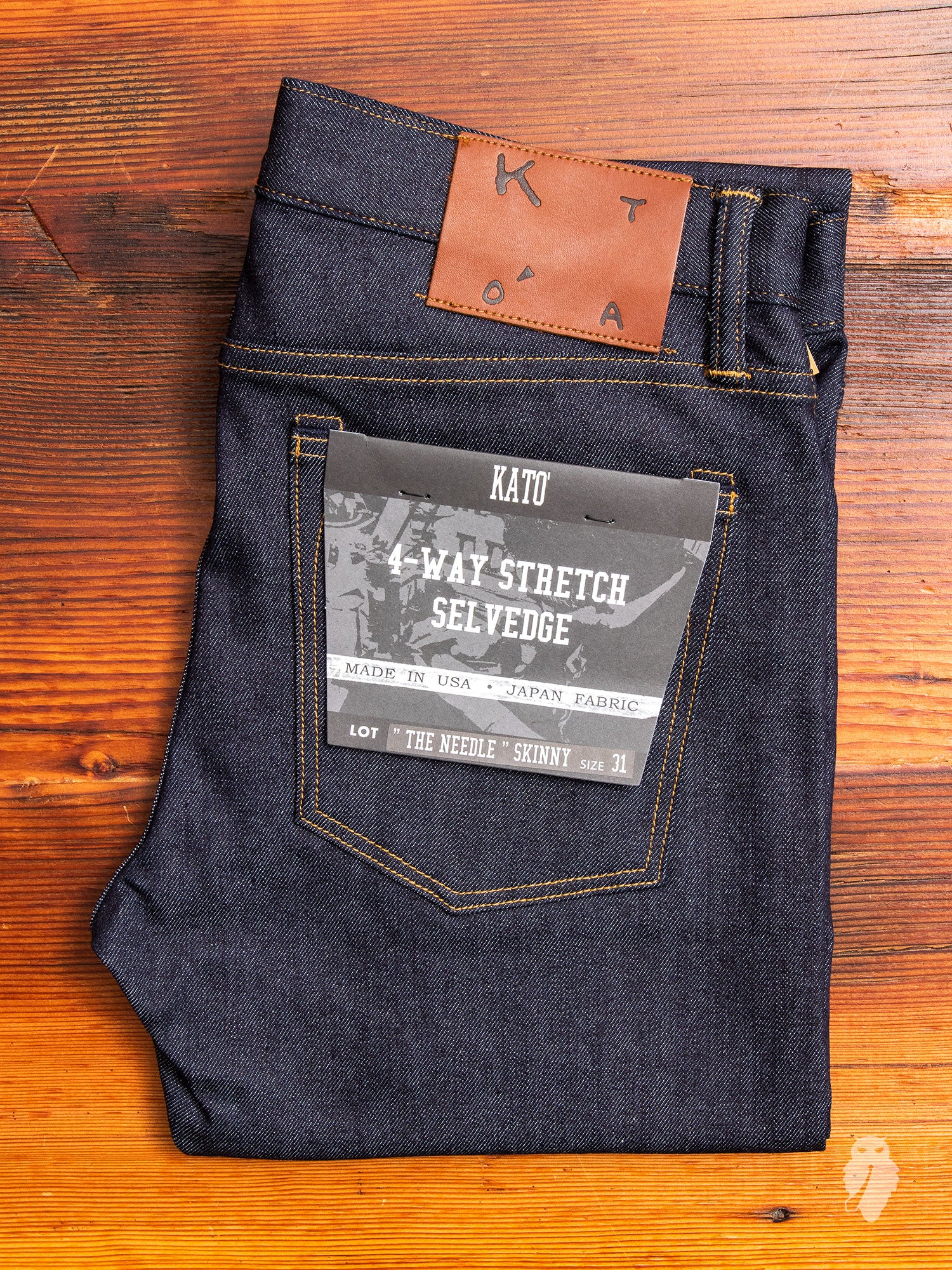 10.5oz Stretch Selvedge Denim - Needle Skinny