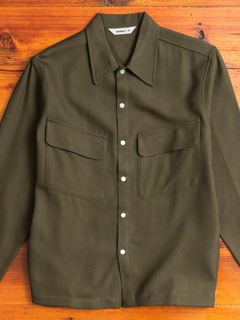 SUBLATIONS WOOL GABARDINE BELTED SHIRT トップス シャツ トップス