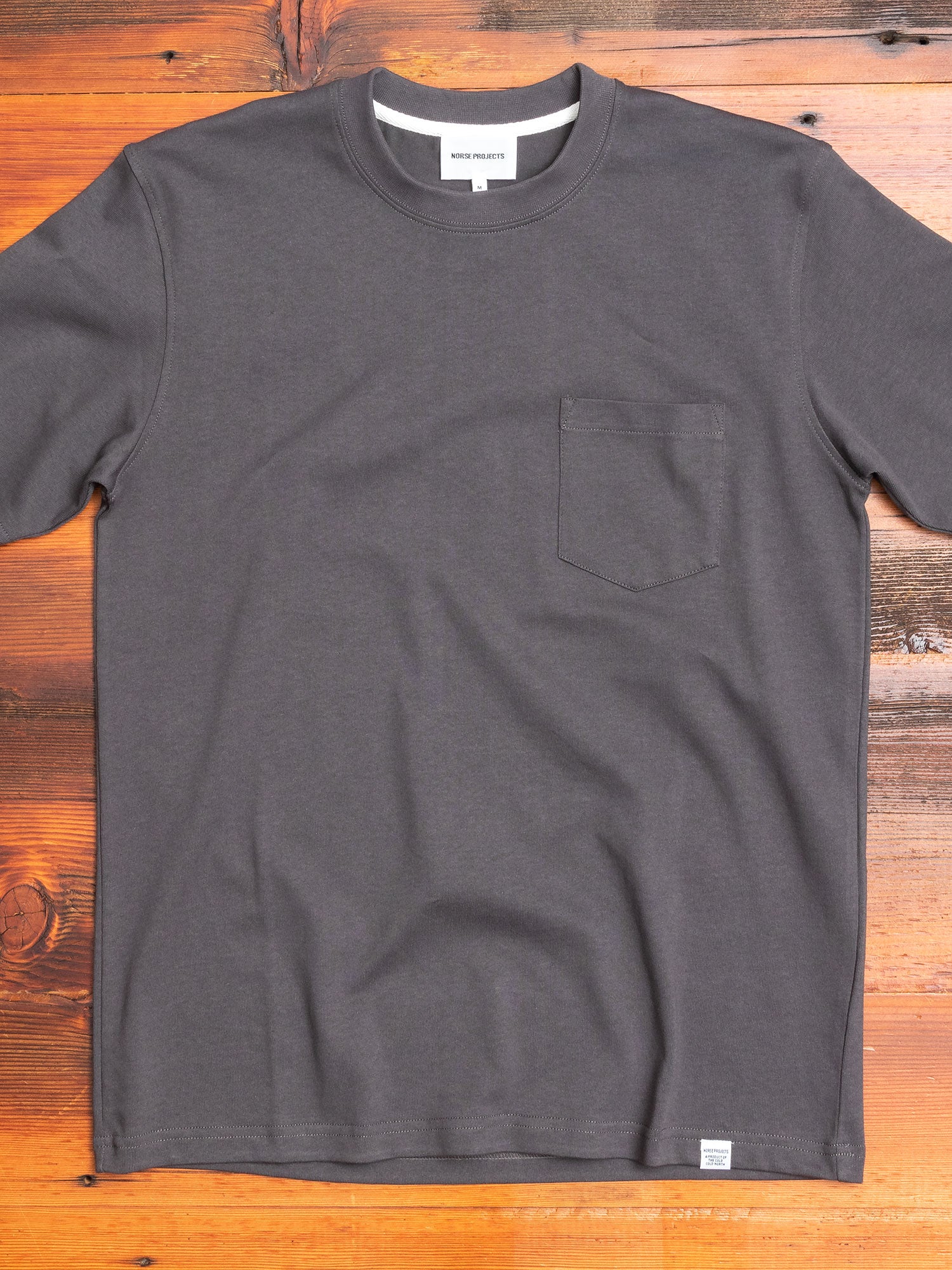 Johannes Pocket T-Shirt in Slate Grey