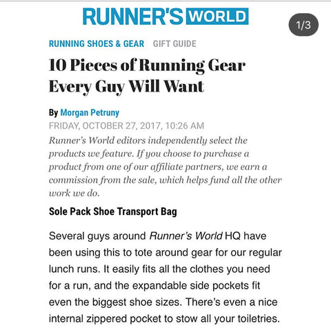 Runner's World Solepack