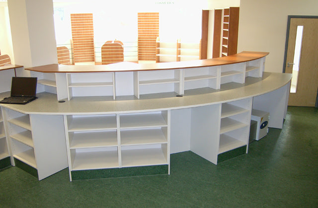 Timber Dispensary Shelving