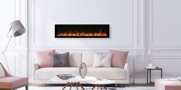 Amantii Symmetry Smart Xtra Slim 42 Linear Electric Fireplace