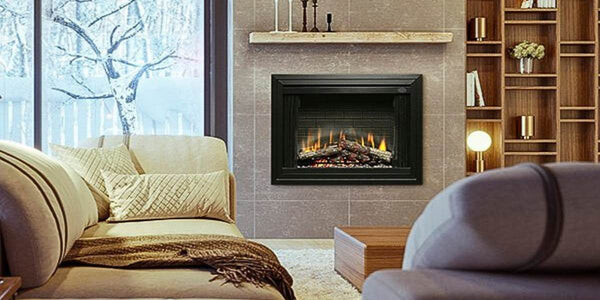 Dimplex Deluxe 39 Built-in Electric Firebox Living Room