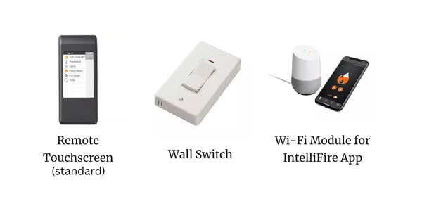 Trilliant Direct Vent Gas Insert Remote Control Options