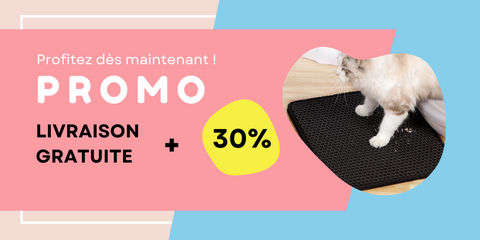 promotion tapis litière chat