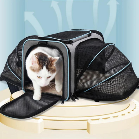 sac de transport pour chat extensible