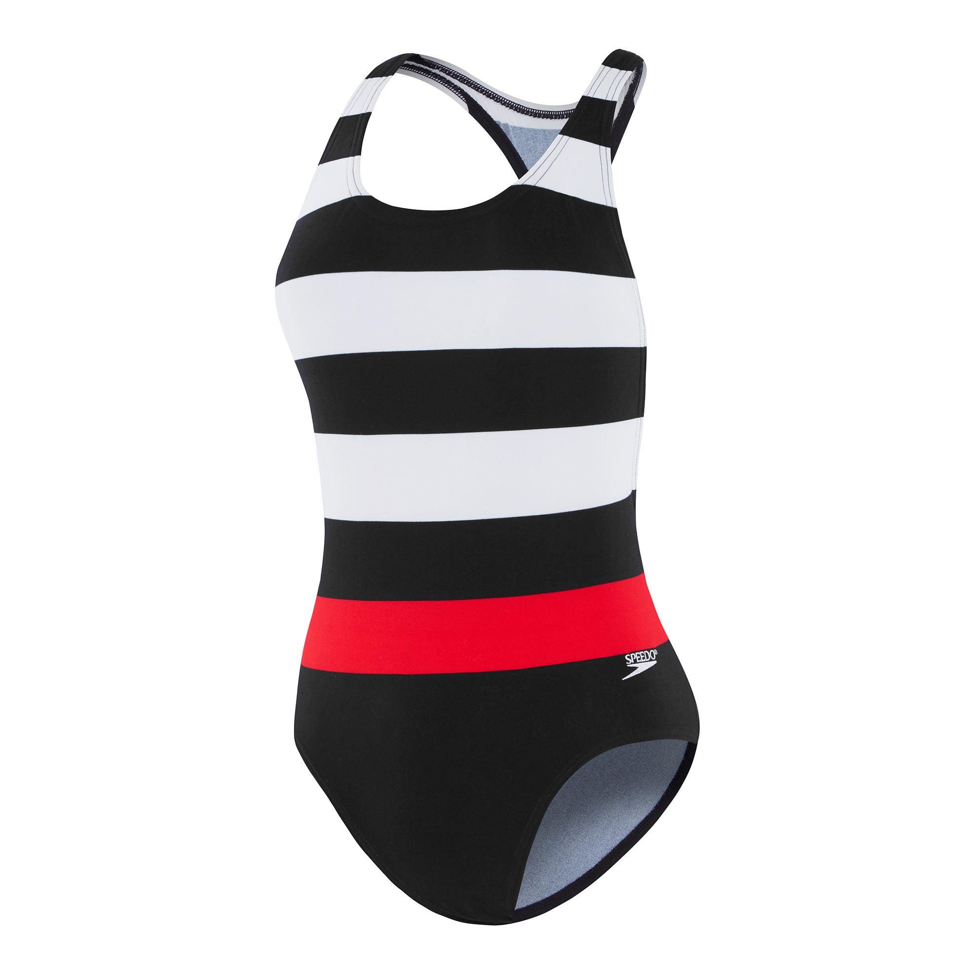 speedo marl racer swimsuit ladies