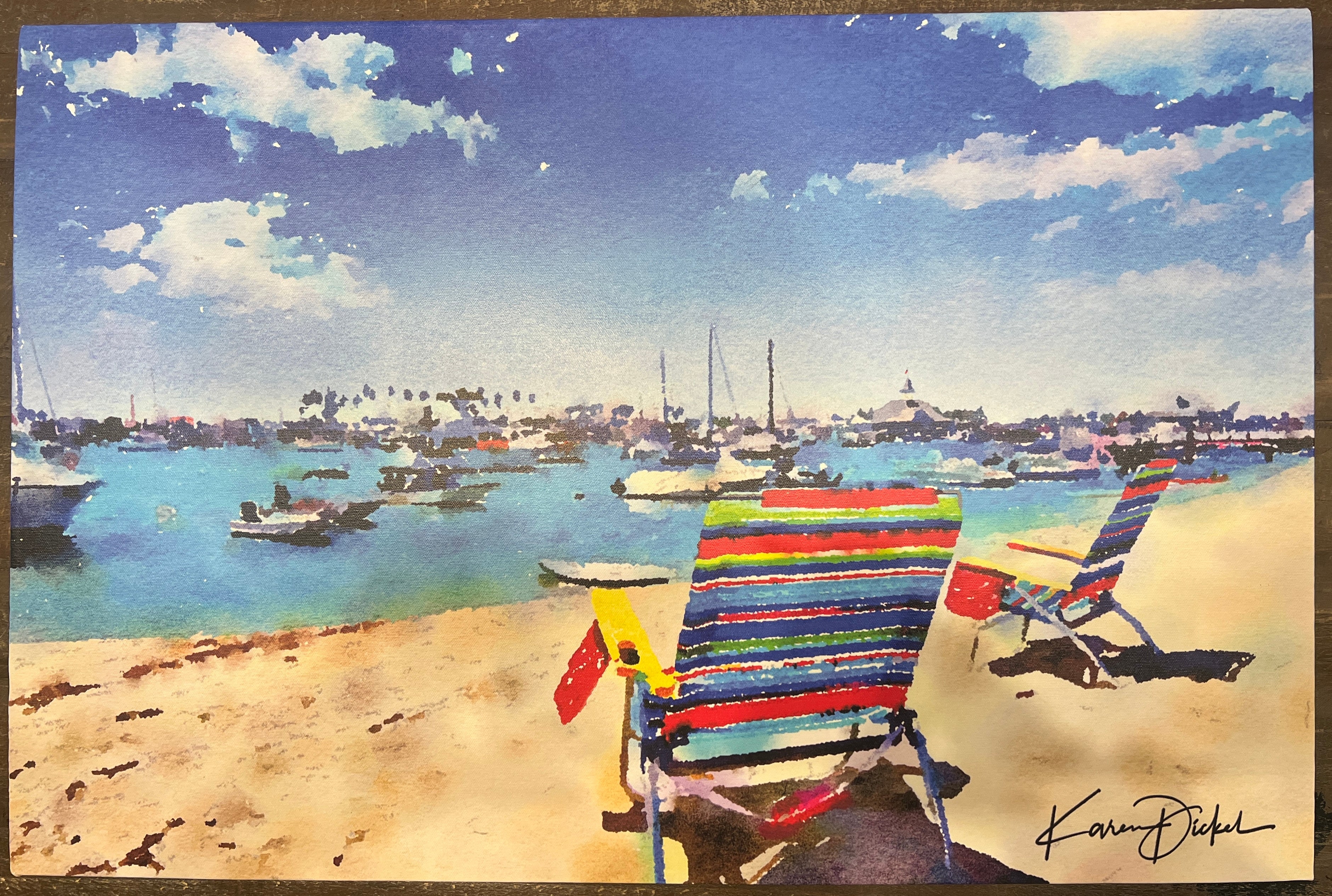 Karen Dickel South Bayfront 20x30 Canvas