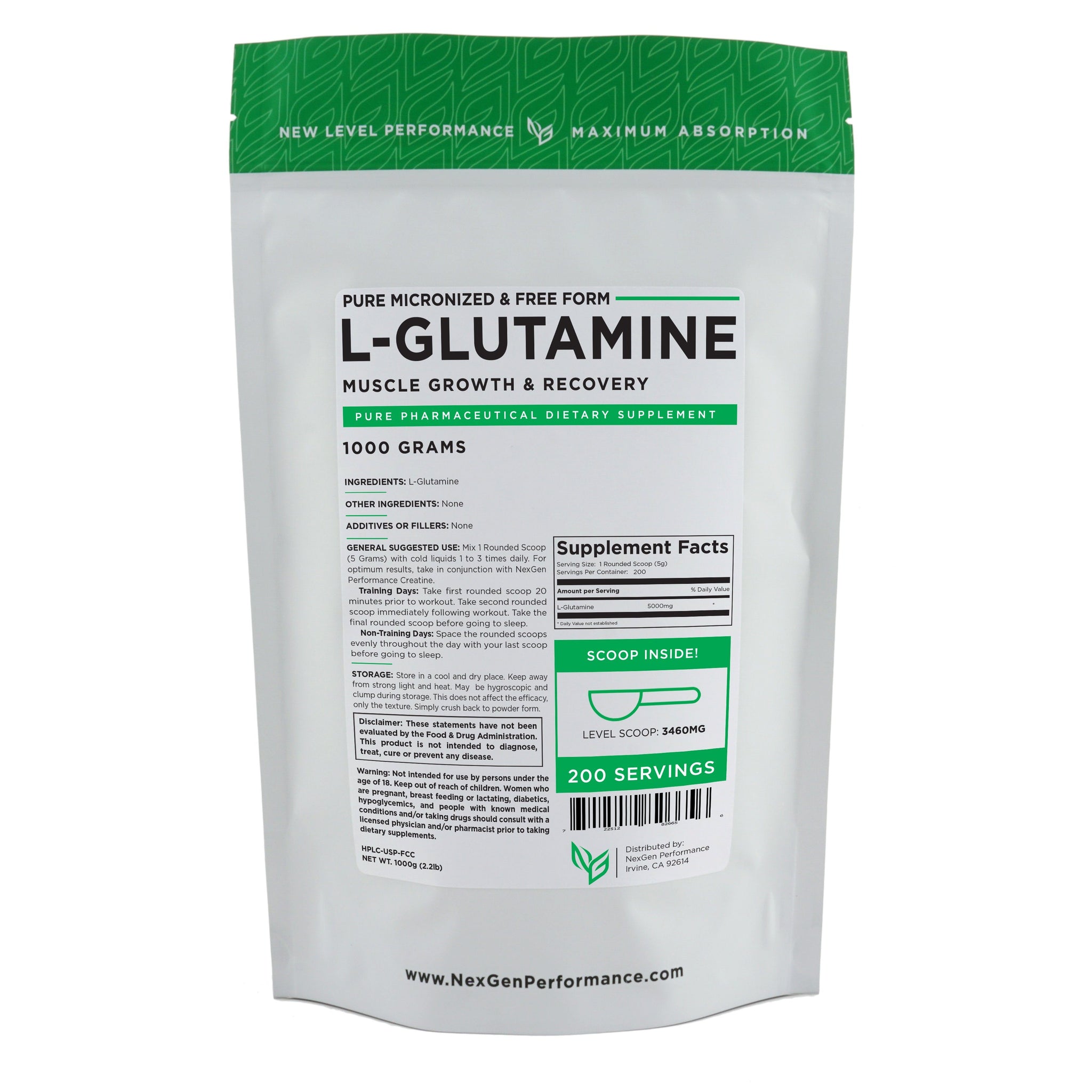 L Glutamine Powder Wholesale Price Muscle Recovery Leaky Gut Recovery Free Form