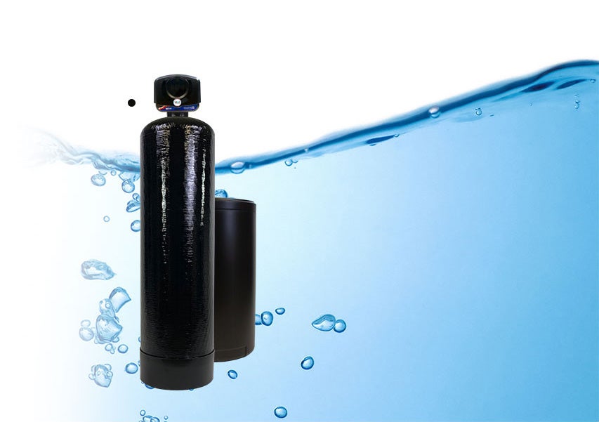 Matrixx Water Softener on a water background