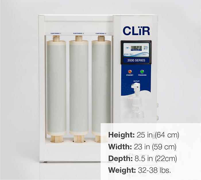 CLiR 3000 Series High purity water system with details