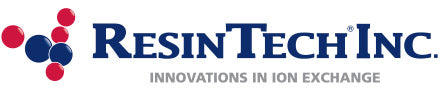 ResinTech Inc Logo, (Slogan) Innovations In Ion Exchange