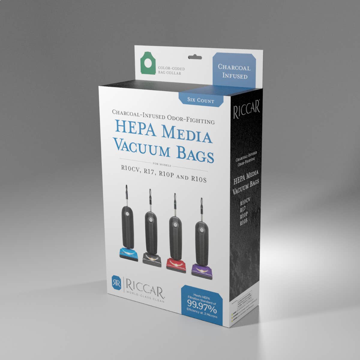 HEPA Media Bags for Wonder Models SCH-6, 6 Pack