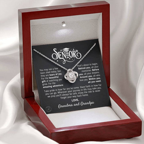 2024 Graduation The Beautiful Gift Necklace From Grandma and Grandpa Luxury Box