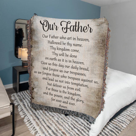 Christian Gift - The Lord's Prayer Blanket