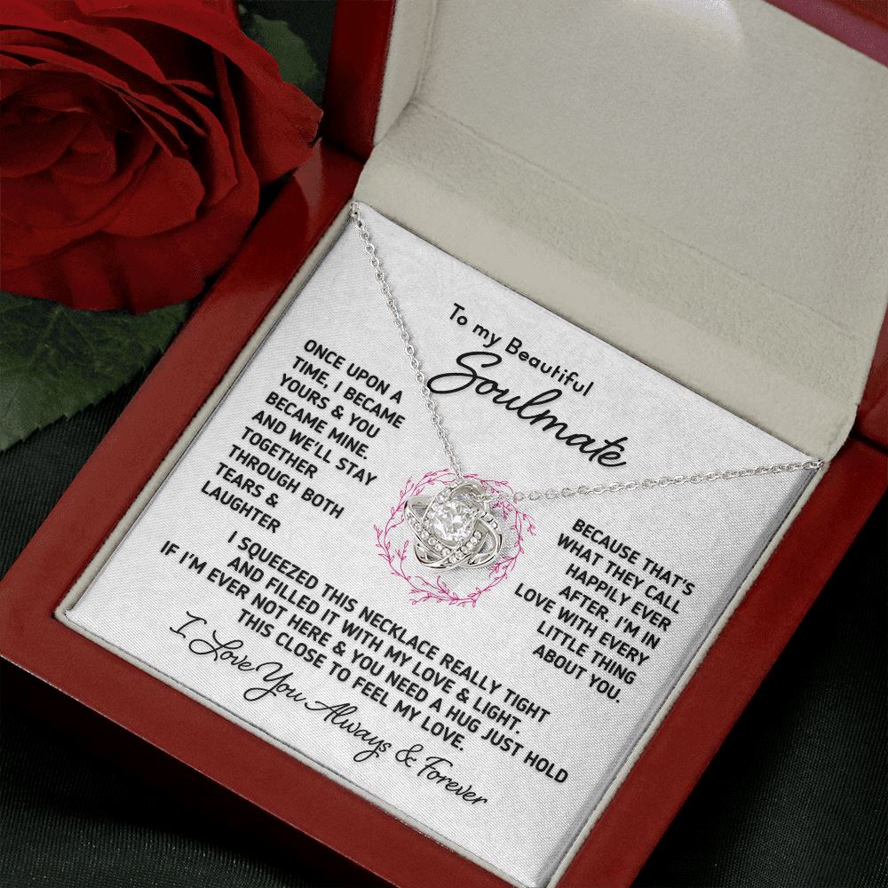 Gift for Soulmate "Once Upon a Time" Necklace Jewelry 