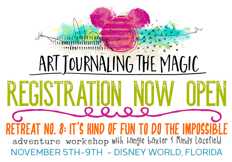 Art Journaling the Magic Sketch Class Disney World Tangie Urban Sketch