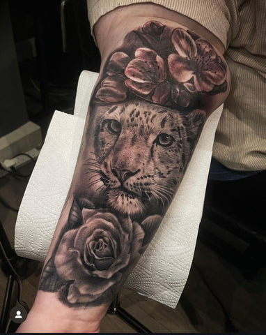Brandon big cat tattoo