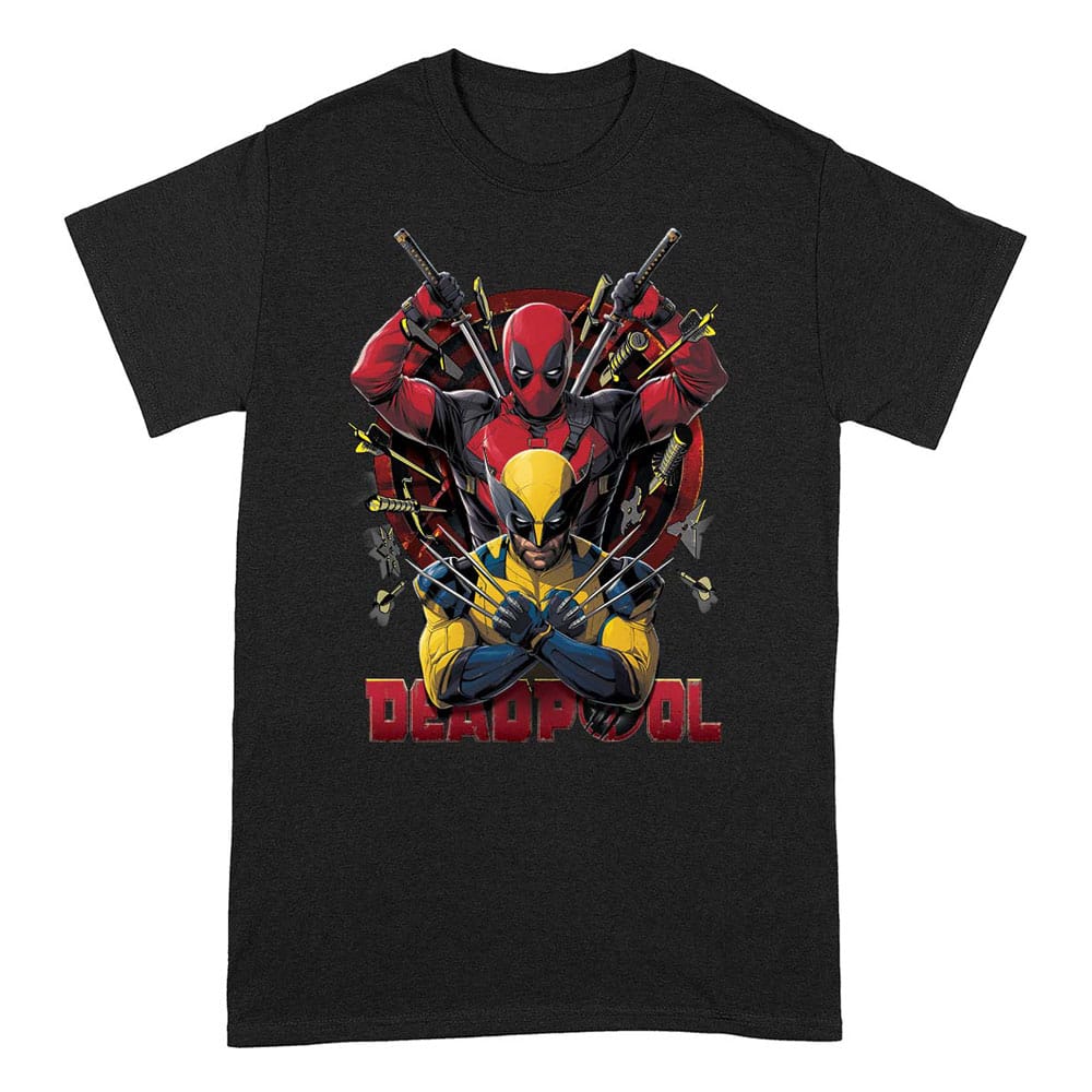 Isola dei Collezionisti - Deadpool T - Shirt Deadpool And Wolverine Pose - 1