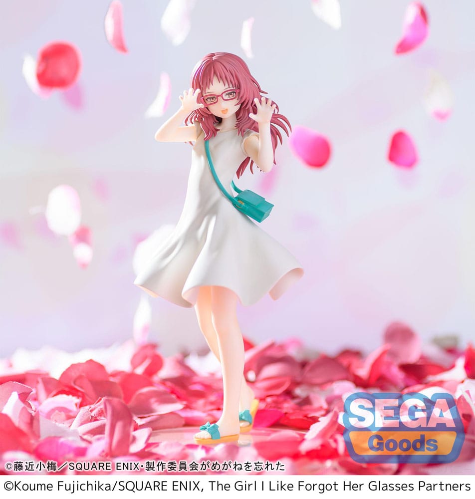 Isola dei Collezionisti - The Girl I Like Forgot Her Glasses Luminasta PVC Statue Ai Mie Plain Clothes Ver. 18 cm - 3