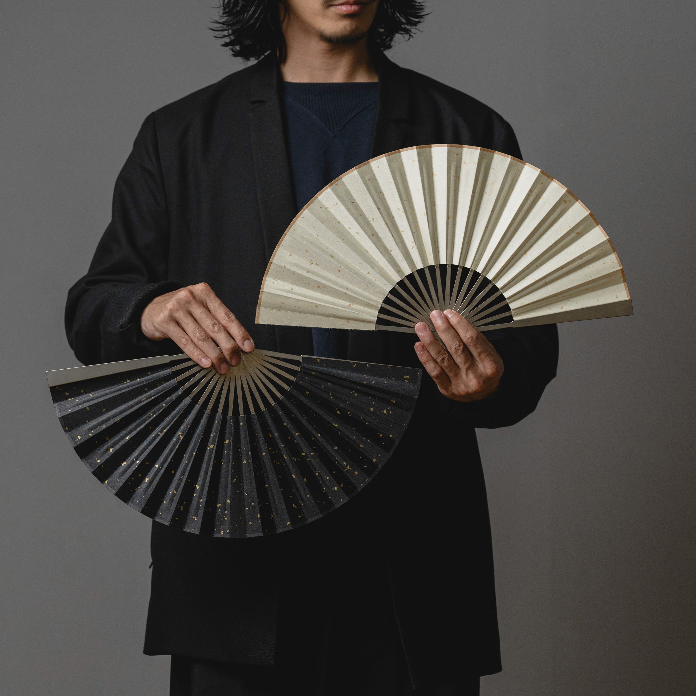 【超ポイントバック祭】 TTi-FAN microfactory – 718｜チタンとシルクの高級扇子 その他