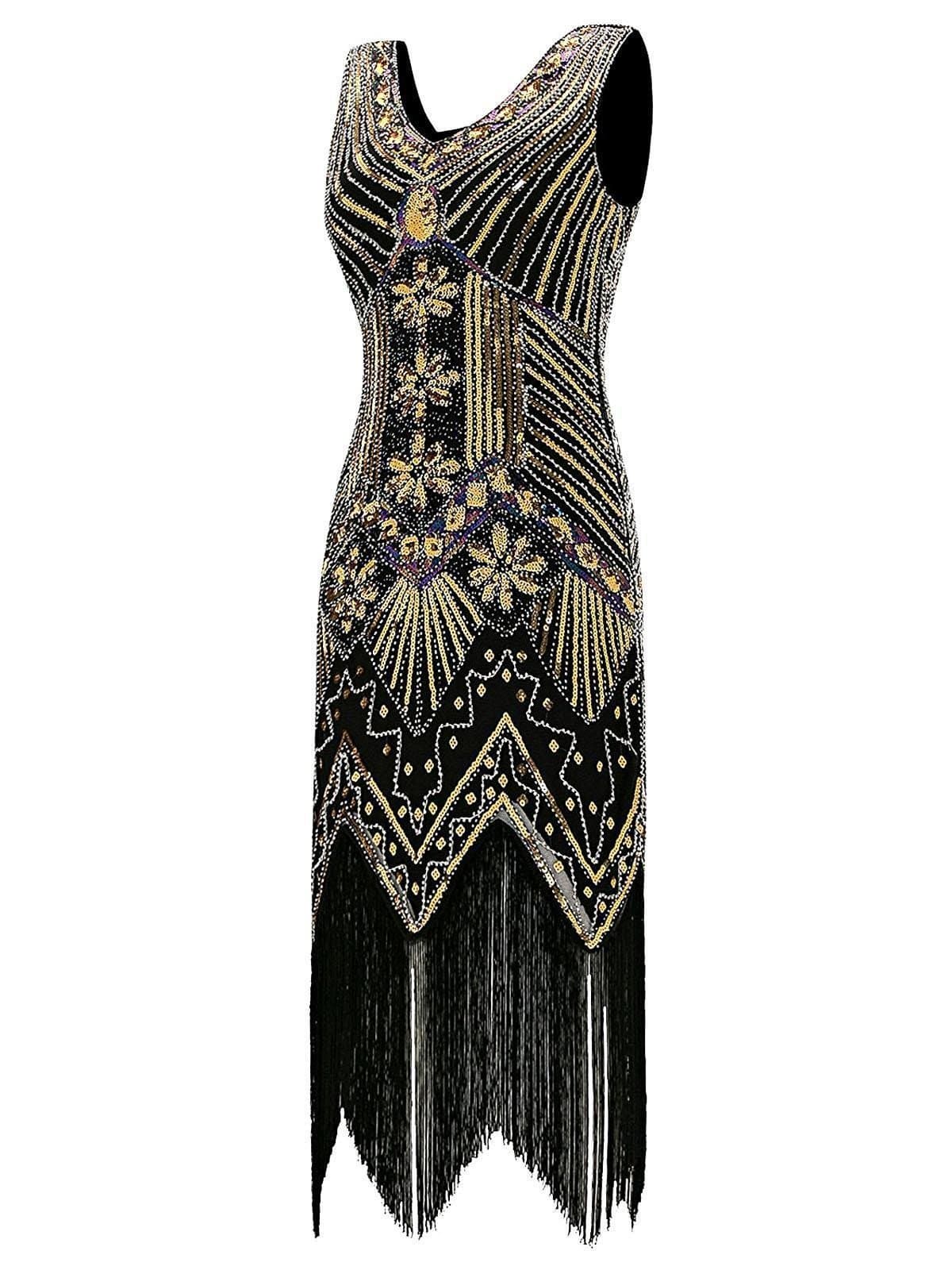 1920's sequin flapper dress