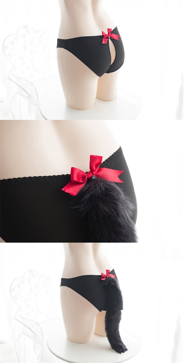 Картинки по запросу "cat tail with ribbon""