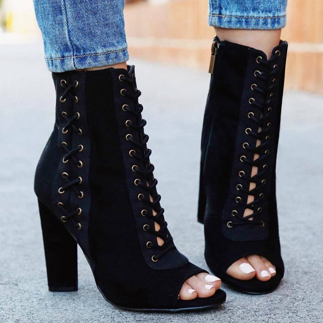 gothic heel boots