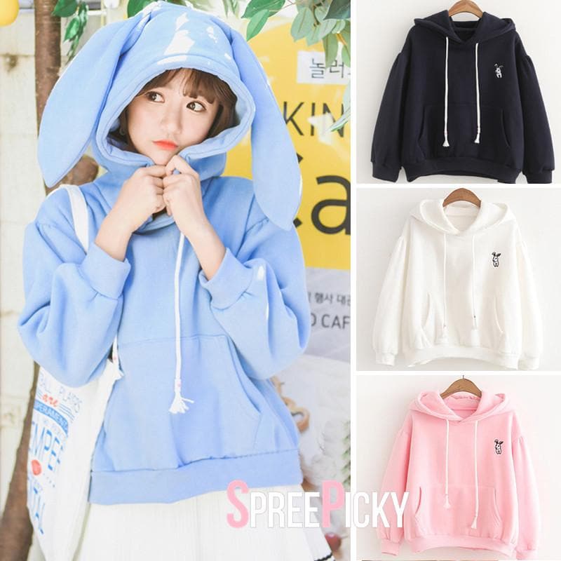 kawaii hoodies with ears