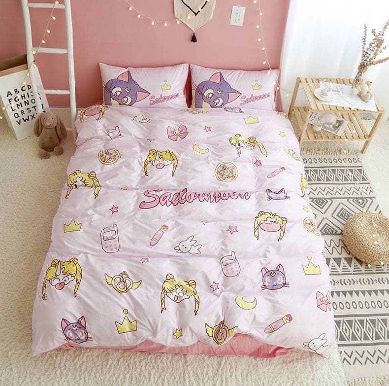 Bedding Kawaii Sailor Moon Bedding Set Home Furniture Diy Kochbuch Kraeuterteeversand De