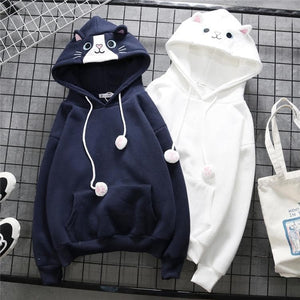 cute cat hoodie with ears