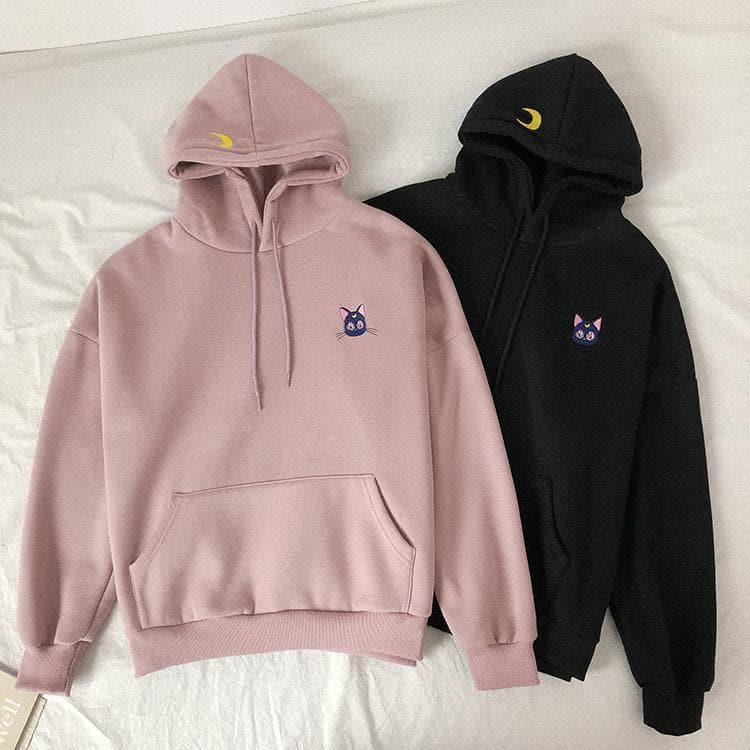 pink sailor moon hoodie