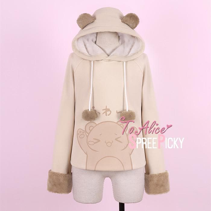 white owl hoodie