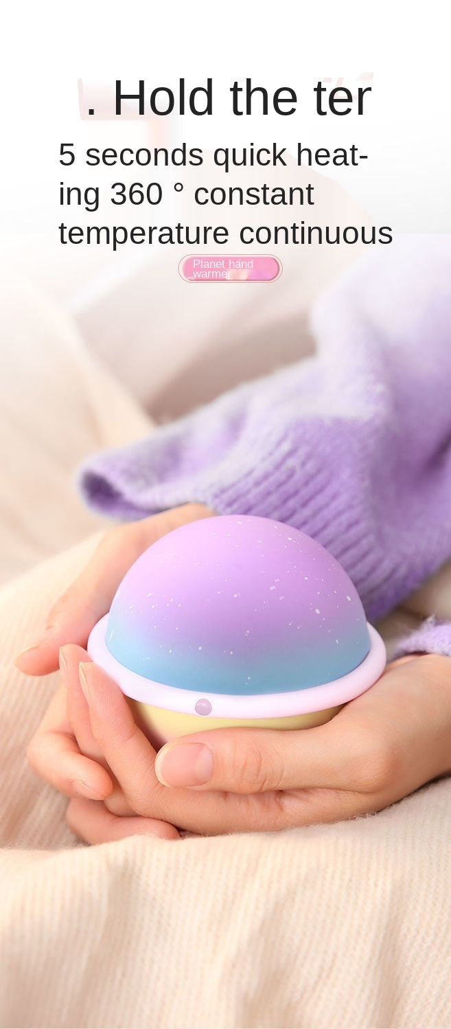 Kawaii Planet Hand Warmer Power Bank 2 In 1 Ma Heating Pad Sp166